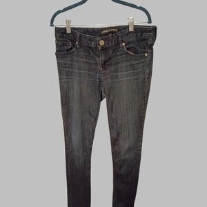 Express Women's Dark Gray Skinny Jeans